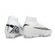 Bota de Fútbol Nike Mercurial Superfly 10 Elite FG Blanco Negro