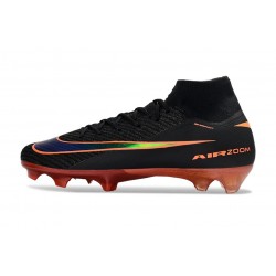 Bota de Fútbol Nike Mercurial Superfly 10 Elite FG Negro Naranja