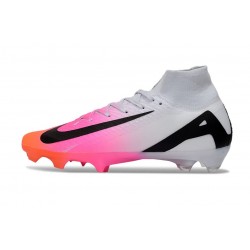 Bota de Fútbol Nike Mercurial Superfly 10 Elite FG Rosa Blanco Negro