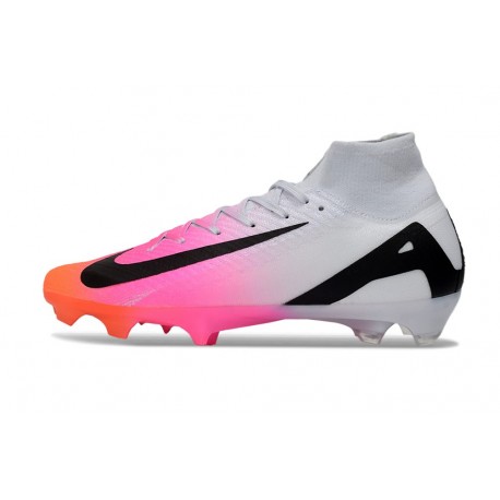 Bota de Fútbol Nike Mercurial Superfly 10 Elite FG Rosa Blanco Negro