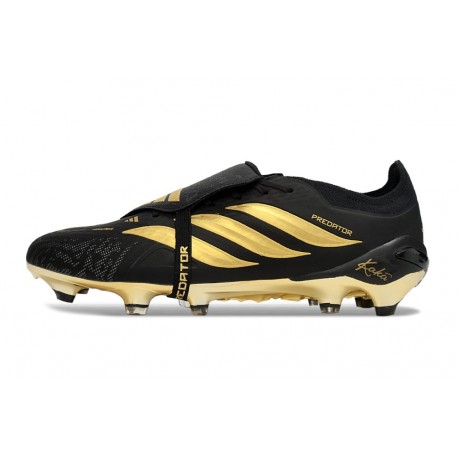 Zapatillas de Fútbol adidas Predator Elite FT FG Negro Dorado