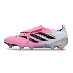 Zapatillas de Fútbol adidas Predator Elite FT FG Rosa Blanco Negro
