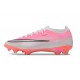 Zapatos Nike Air Zoom Mercurial Vapor XVII Elite FG Rosa Plateado