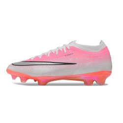 Zapatos Nike Air Zoom Mercurial Vapor XVII Elite FG Rosa Plateado