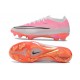 Zapatos Nike Air Zoom Mercurial Vapor XVII Elite FG Rosa Plateado