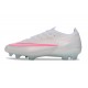Zapatos Nike Air Zoom Mercurial Vapor XVII Elite FG Blanco Rosa