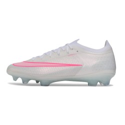 Zapatos Nike Air Zoom Mercurial Vapor XVII Elite FG Blanco Rosa