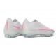 Zapatos Nike Air Zoom Mercurial Vapor XVII Elite FG Blanco Rosa