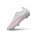 Zapatos Nike Air Zoom Mercurial Vapor XVII Elite FG Blanco Rosa