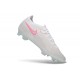 Zapatos Nike Air Zoom Mercurial Vapor XVII Elite FG Blanco Rosa