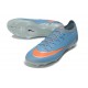 Zapatos Nike Air Zoom Mercurial Vapor XVII Elite FG Cian Naranja
