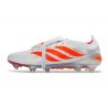 Zapatos adidas Predator 26 Elite Foldover Tongue FG Blanco Rojo