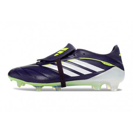 Zapatos adidas Predator 26 Elite Foldover Tongue FG Negro Blanco