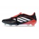 Zapatos adidas Predator 26 Elite Foldover Tongue FG Negro Blanco Rojo