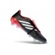 Zapatos adidas Predator 26 Elite Foldover Tongue FG Negro Blanco Rojo