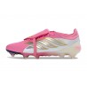 Zapatos adidas Predator 26 Elite Foldover Tongue FG Rosa Plateada Blanco