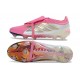 Zapatos adidas Predator 26 Elite Foldover Tongue FG Rosa Plateada Blanco