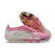 Zapatos adidas Predator 26 Elite Foldover Tongue FG Rosa Plateada Blanco