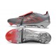 Zapatos adidas Predator 26 Elite Foldover Tongue FG Gris Rojo