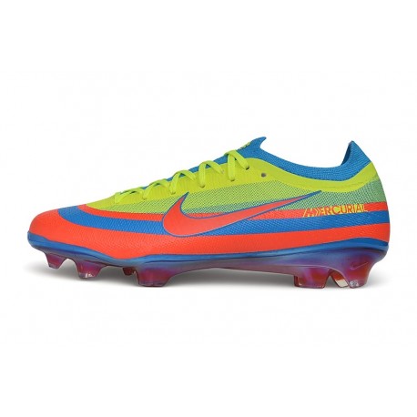 Botines Nike Zoom Mercurial Vapor 17 Elite FG Amarillo Rojo Azul