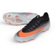 Zapatos de Fútbol Nike Mercurial Vapor XVII Elite FG Negro Blanco Naranja