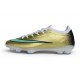 Zapatos de Fútbol Nike Mercurial Vapor XVII Elite FG Dorada Verde