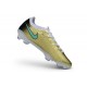 Zapatos de Fútbol Nike Mercurial Vapor XVII Elite FG Dorada Verde