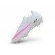 Zapatos de Fútbol Nike Mercurial Vapor XVII Elite FG CR7 Blanco Rosa