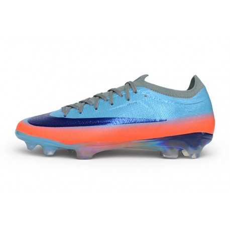 Zapatos de Fútbol Nike Mercurial Vapor XVII Elite FG Azul Naranja