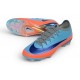 Zapatos de Fútbol Nike Mercurial Vapor XVII Elite FG Azul Naranja