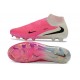 Bota De Fútbol Nike Phantom 6 High Elite Fg Rosa Blanco