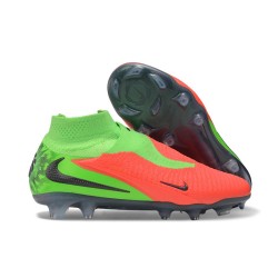 Botas Nike Phantom 6 DF Elite Fg Hot Punch Negro Verde Strike