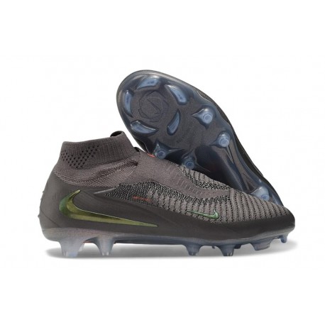 Botas y Zapatillas de Fútbol Nike Phantom 6 DF Elite Fg Gris Negro