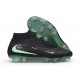 Zapatillas de Fútbol Nike Phantom 6 DF Elite Fg Negro Verde ilusión