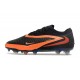 Bota de Futbol Nike Phantom 6 Low Elite FG Negro Brt Carmesí 