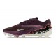 Tacón de Futbol Nike Phantom 6 L Elite FG Flechazo Burdeos Rojo Univ Fósil