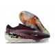 Tacón de Futbol Nike Phantom 6 L Elite FG Flechazo Burdeos Rojo Univ Fósil