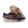 Tacón de Futbol Nike Phantom 6 L Elite FG Flechazo Burdeos Rojo Univ Fósil