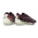 Tacón de Futbol Nike Phantom 6 L Elite FG Flechazo Burdeos Rojo Univ Fósil