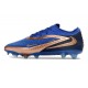 Tacón de Futbol Nike Phantom 6 L Elite FG Azul oscuro Dorado