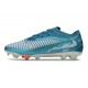 Tacón de Futbol Nike Phantom 6 L Elite FG Azul turquesa Blanco