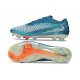 Tacón de Futbol Nike Phantom 6 L Elite FG Azul turquesa Blanco