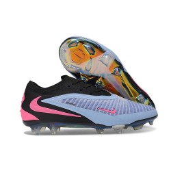 Tacón de Futbol Nike Phantom 6 L Elite FG Azul claro Rosa