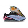 Tacón de Futbol Nike Phantom 6 L Elite FG Azul claro Rosa