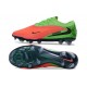 Tacón de Futbol Nike Phantom 6 L Elite FG Hot Punch Negro Verde Strike