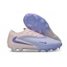 Tacón de Futbol Nike Phantom 6 L Elite FG Azul lavanda Rosa pálido