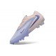 Tacón de Futbol Nike Phantom 6 L Elite FG Azul lavanda Rosa pálido 