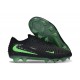 Tacón de Futbol Nike Phantom 6 L Elite FG Negro Verde Espejismo