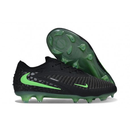 Tacón de Futbol Nike Phantom 6 L Elite FG Negro Verde Espejismo