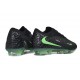 Tacón de Futbol Nike Phantom 6 L Elite FG Negro Verde Espejismo